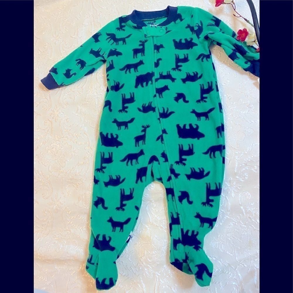 🎉Carter’s  baby boy zippered jumpsuits bodysuit
